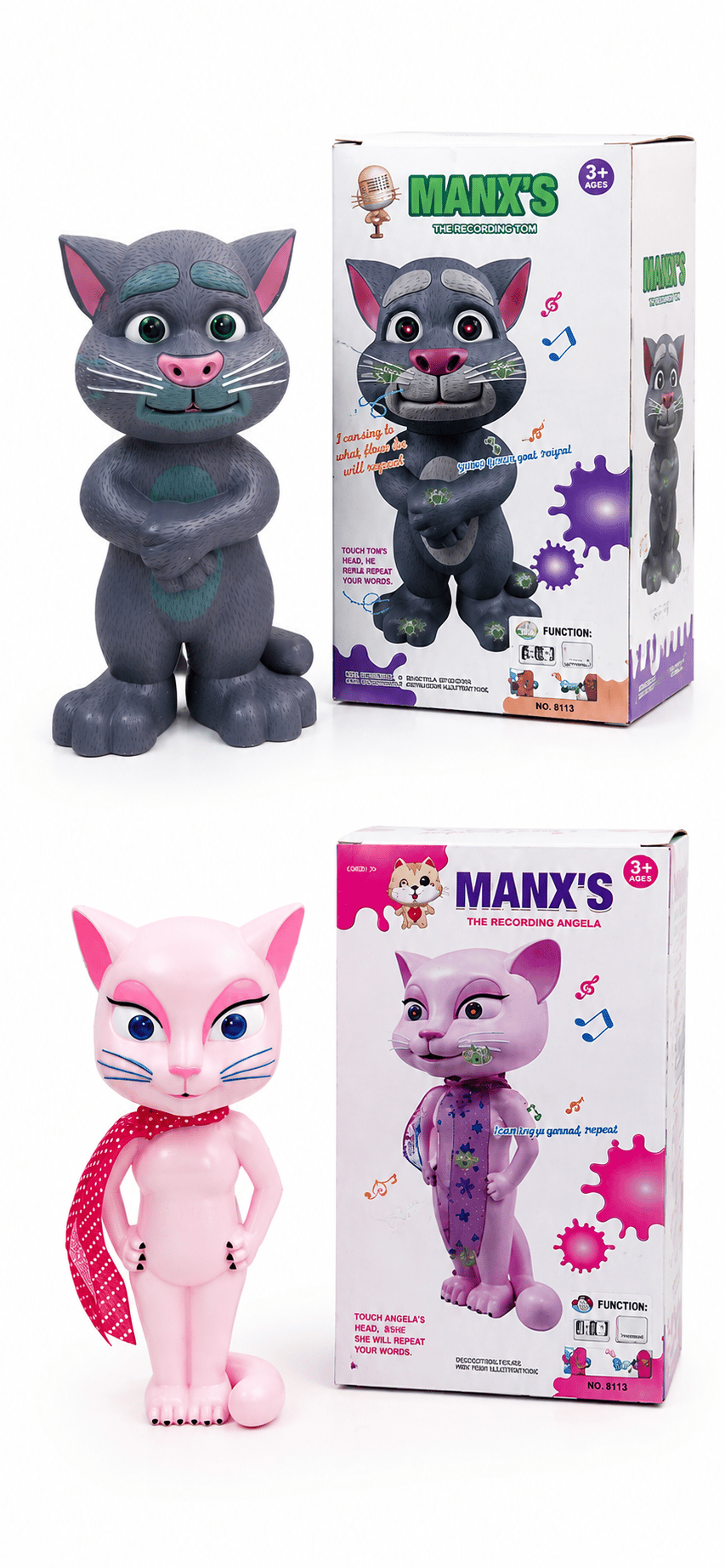 Interactive Talking Cat Toy