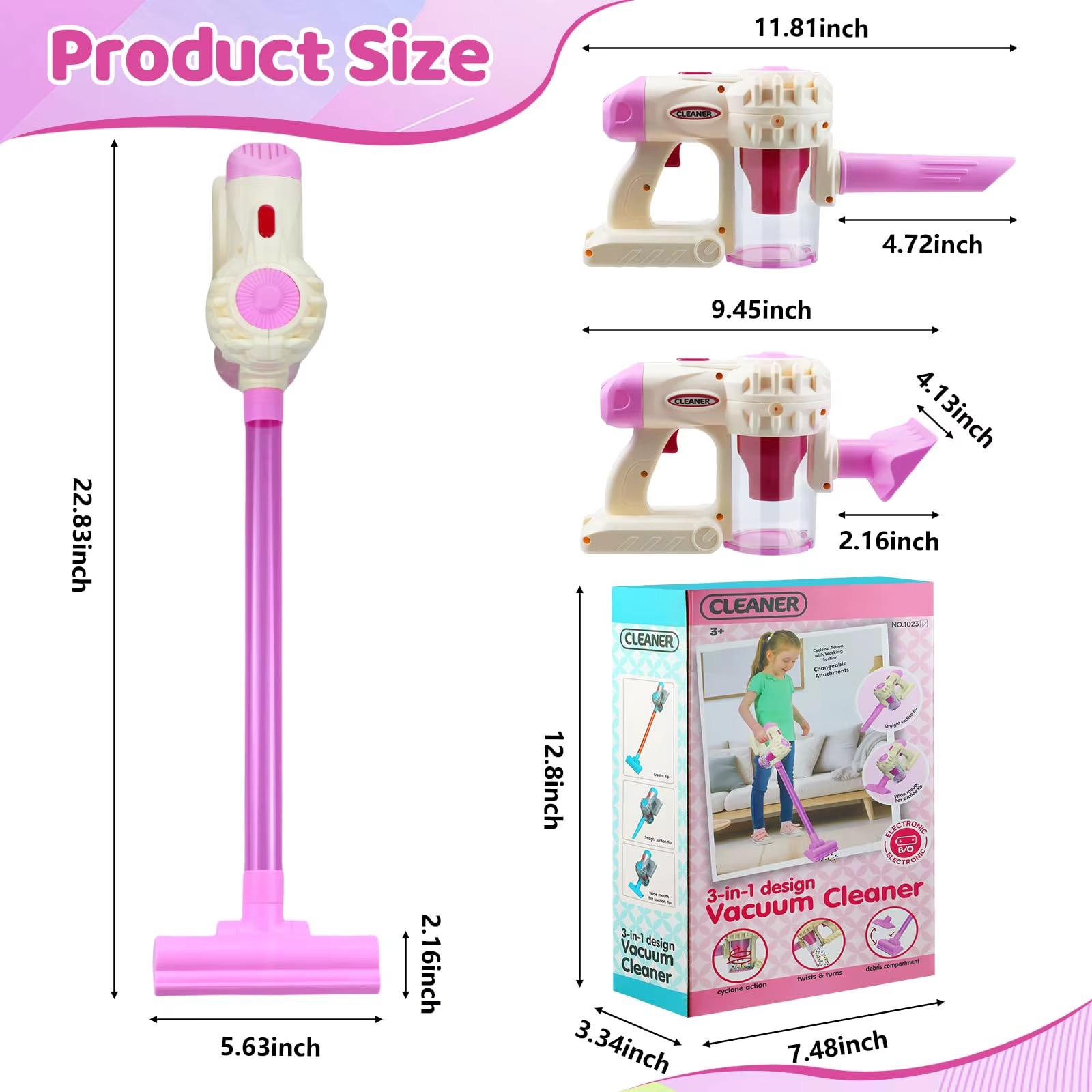 Kids' Vacuum Cleaner with Suction