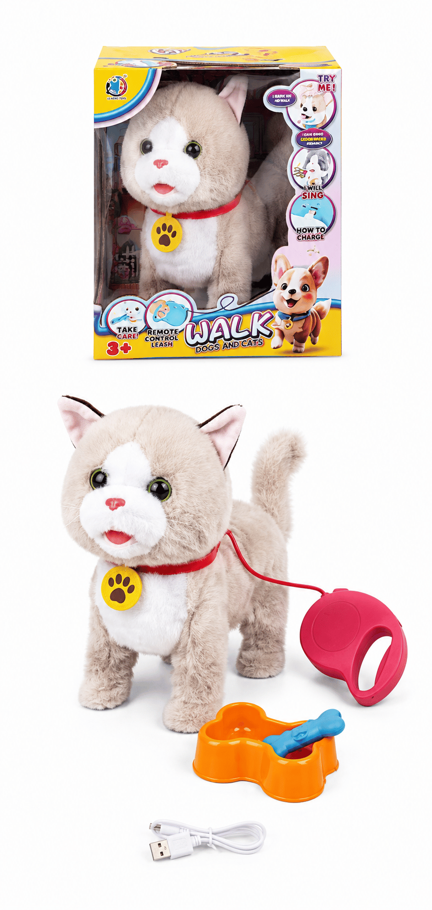 Interactive Talking Dancing Cat 🐱