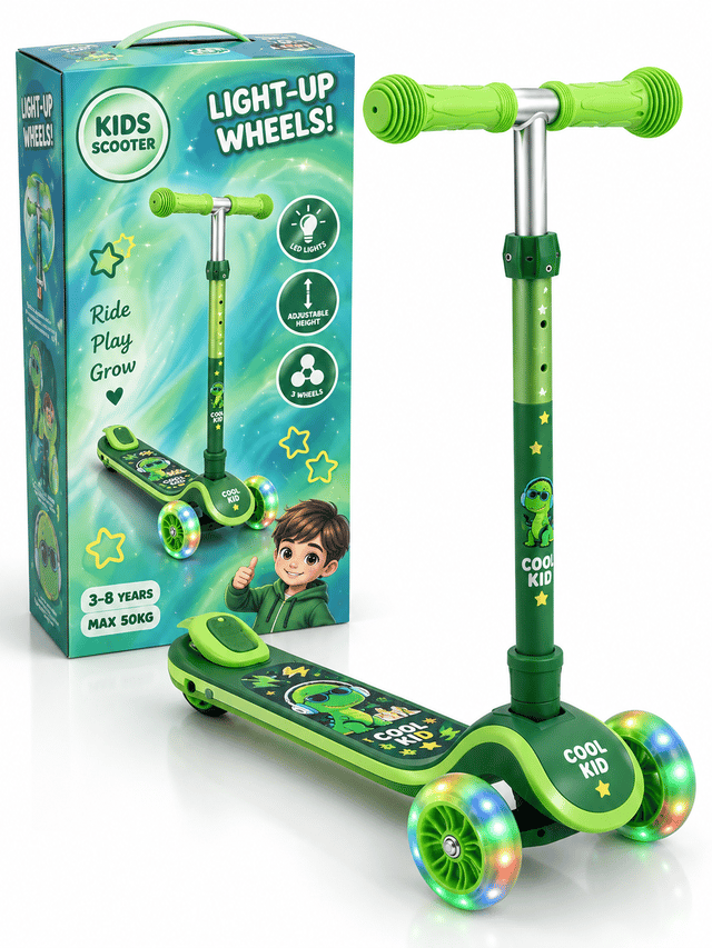Kids' LED Light-Up Scooter 🌈 thumbnail 5