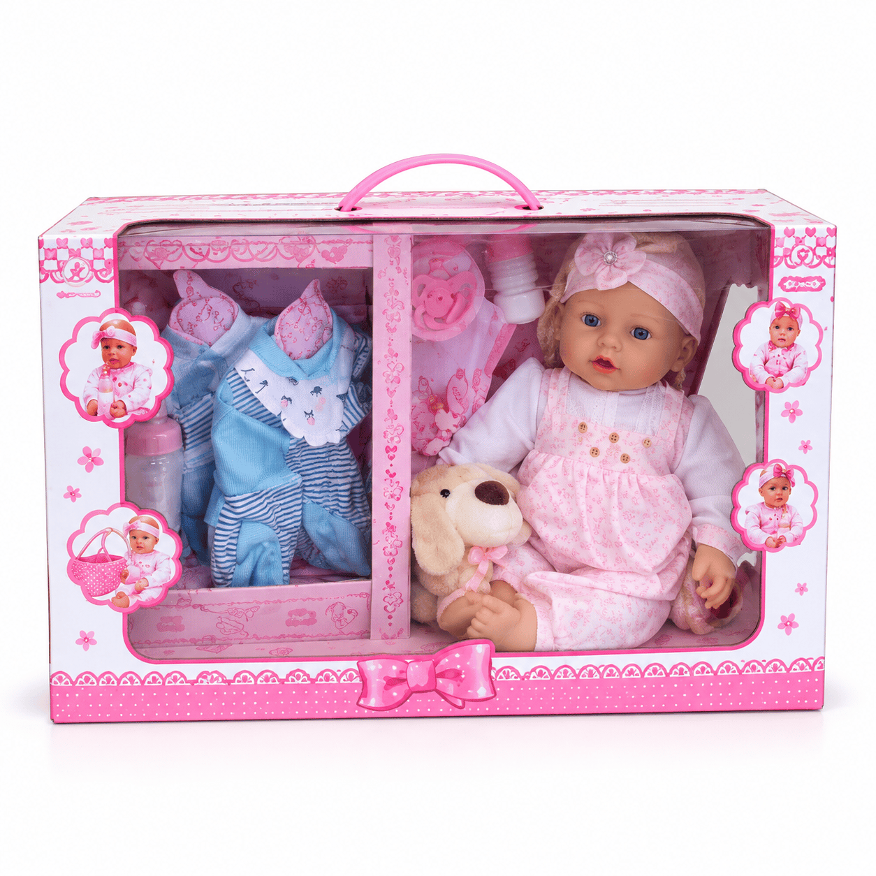 Adorable Baby Doll with Multiple Outfits & Accessories 🎀